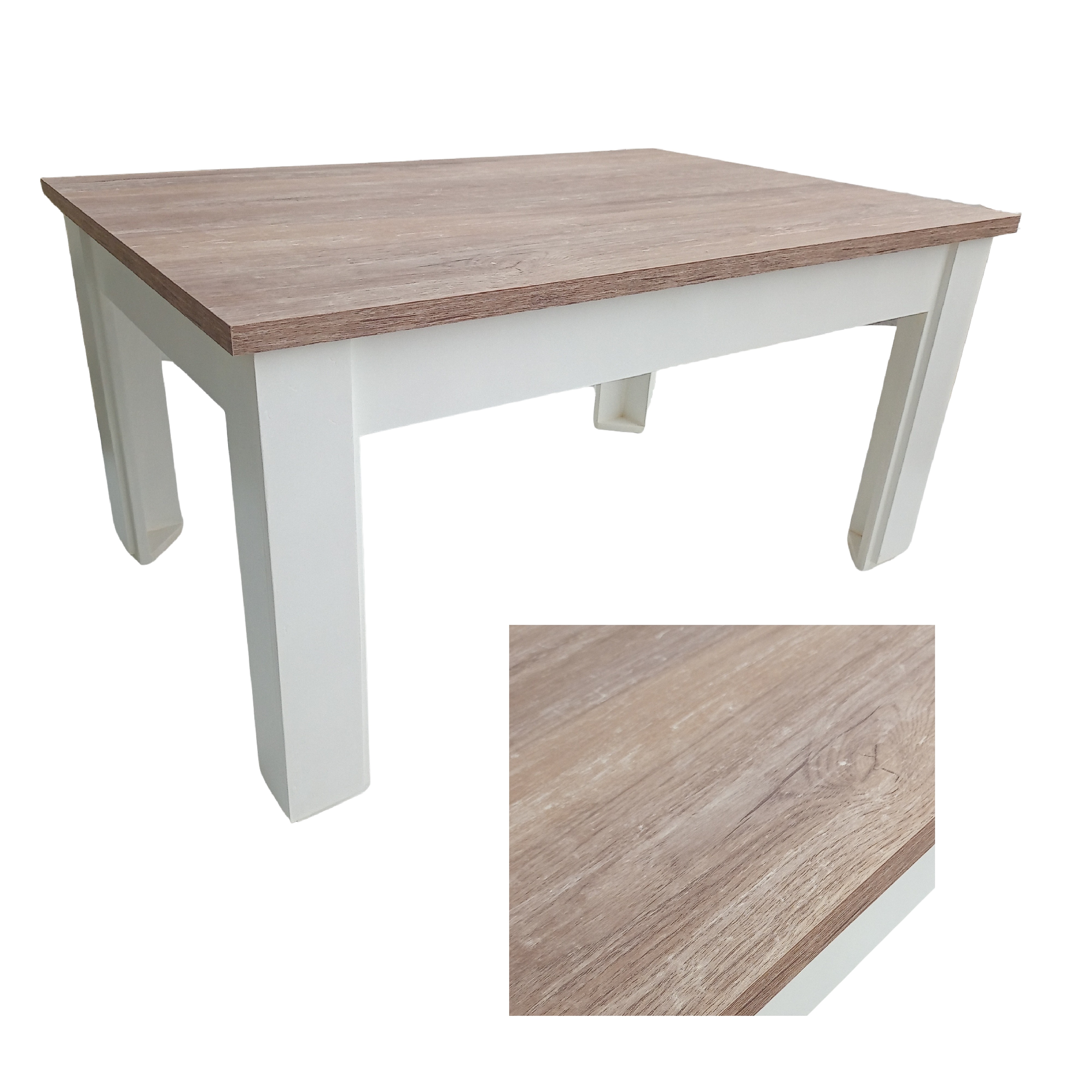MESA PRAGA BLANCA 60X60