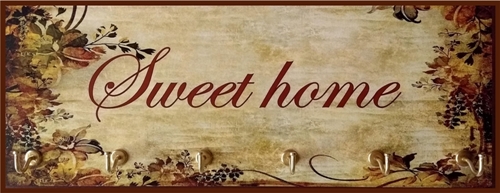L15 CUELGALLAVES SWEET HOME 30X11