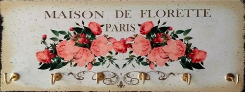 L4 CUELGALLAVES PARIS ROSAS 30X11