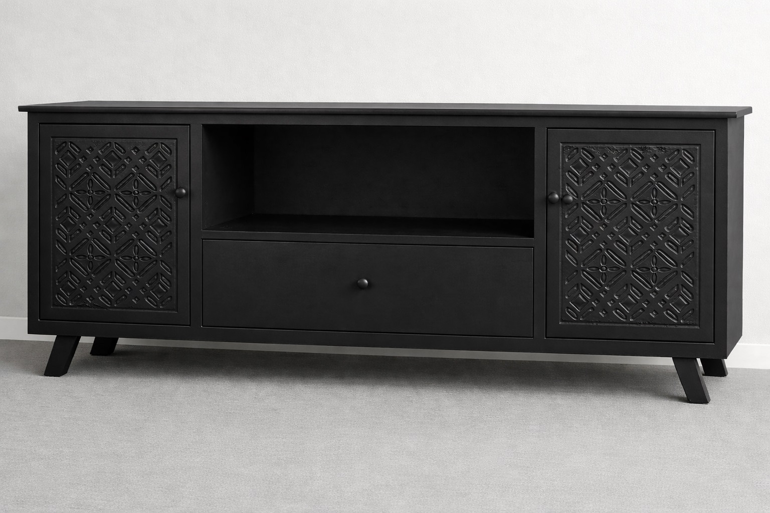 RACK PARA TV MARROQUI 140X40X60 NEGRO